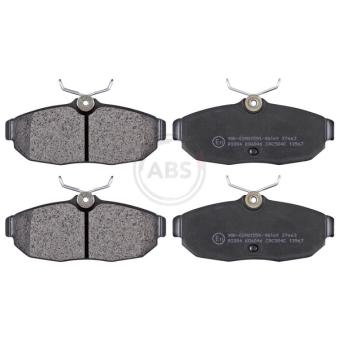 Jeu de 4 plaquettes de frein arrière A.B.S.