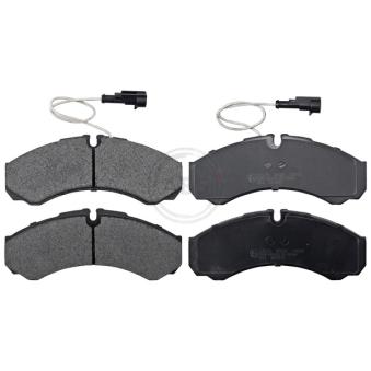 Jeu de 4 plaquettes de frein arrière A.B.S.