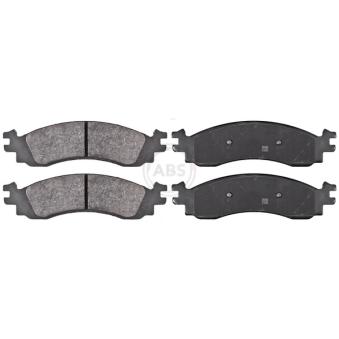 Jeu de 4 plaquettes de frein avant A.B.S. 38442