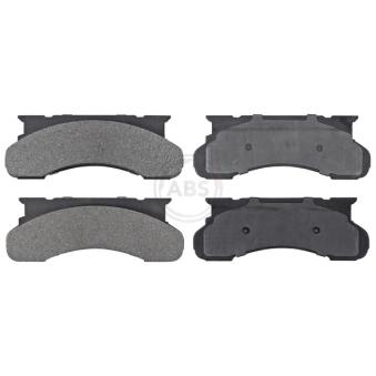 Jeu de 4 plaquettes de frein avant A.B.S. 38450