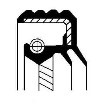 Bague d'étanchéité, boîte de vitesse manuel CORTECO 01032053B