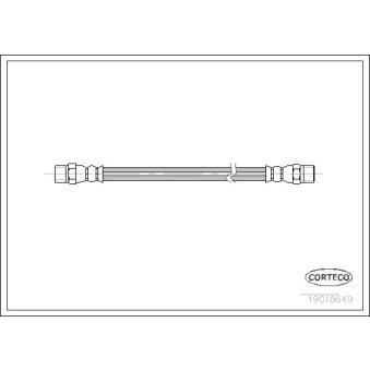 Flexible de frein CORTECO 19018649