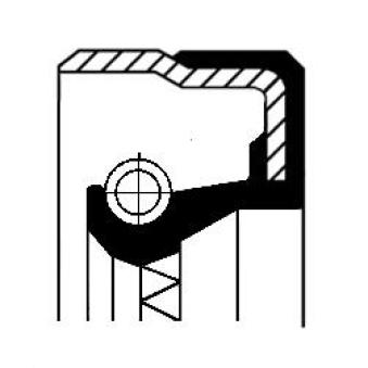 Bague d'étanchéité, prise mouvement auxiliaire CORTECO 12035746B