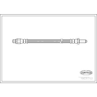Flexible de frein CORTECO 19031753