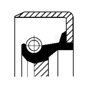 Bague d'étanchéité, boîte de vitesse manuel CORTECO 12011306B