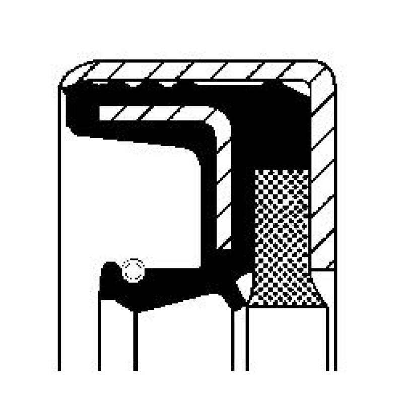 Bague d'étanchéité, différentiel CORTECO 12016507B - Visuel 3