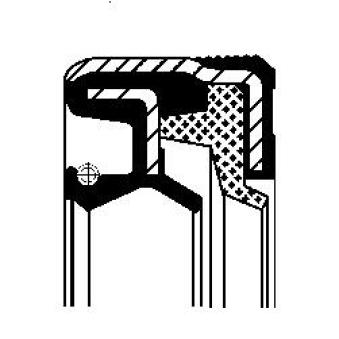 Bague d'étanchéité, différentiel CORTECO 12015709B