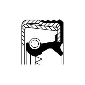 Bague d'étanchéité, moyeu de roue CORTECO 12014422B