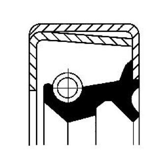 Bague d'étanchéité, moyeu de roue CORTECO