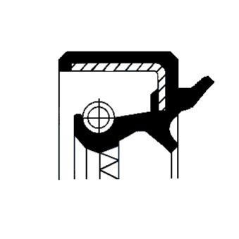 Bague d'étanchéité, moyeu de roue CORTECO 20016794B