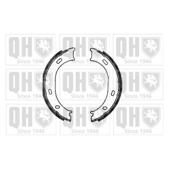 Jeu de mâchoires de frein, frein de stationnement QUINTON HAZELL BS1128