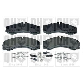Jeu de 4 plaquettes de frein avant QUINTON HAZELL BP878