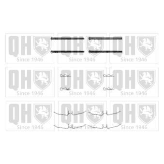Kit d'accessoires, plaquette de frein à disque QUINTON HAZELL BFK806