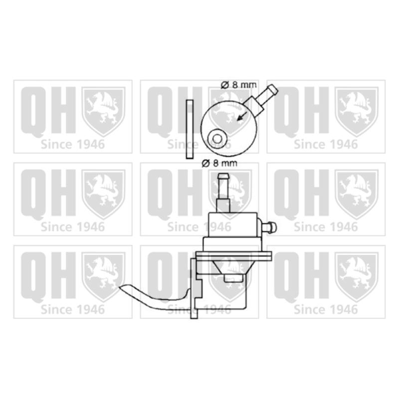 Pompe à carburant QUINTON HAZELL QFP65 - Visuel 1