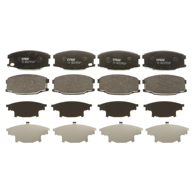 Jeu de 4 plaquettes de frein avant TRW GDB3388 - Visuel 1