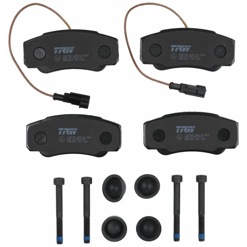 Jeu de 4 plaquettes de frein arrière TRW GDB3441 - Visuel 1