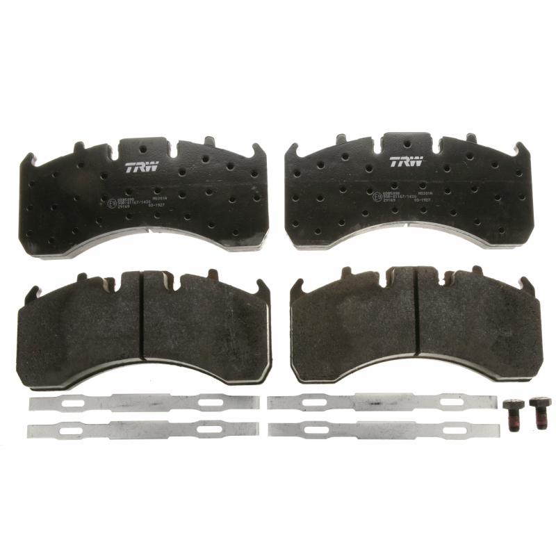 Jeu de 4 plaquettes de frein arrière TRW GDB5098 - Visuel 1