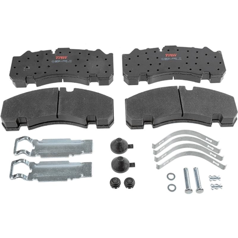 Jeu de 4 plaquettes de frein arrière TRW GDB5091 - Visuel 1