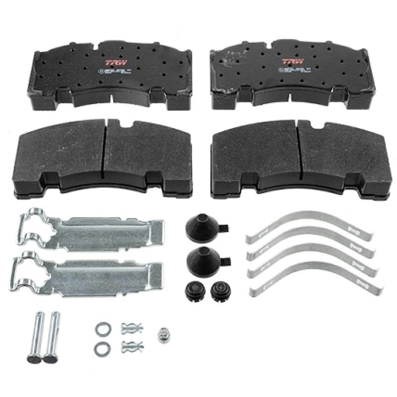 Jeu de 4 plaquettes de frein arrière TRW GDB5093 - Visuel 1