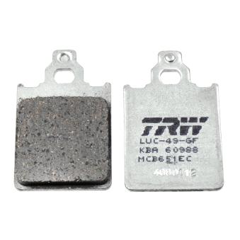Jeu de 4 plaquettes de frein avant TRW MCB651EC
