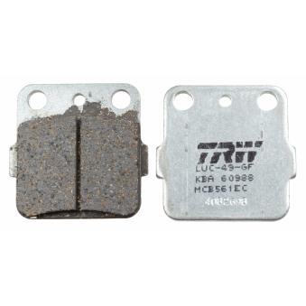 Jeu de 4 plaquettes de frein avant TRW MCB561EC