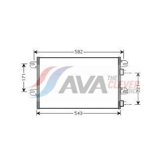 Condenseur, climatisation AVA QUALITY COOLING IV5063