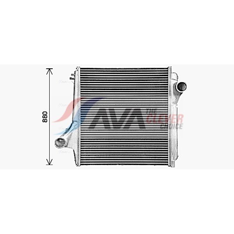 Intercooler, échangeur AVA QUALITY COOLING RE4142 - Visuel 1
