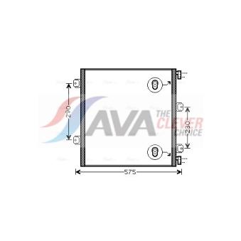 Condenseur, climatisation AVA QUALITY COOLING REA5075