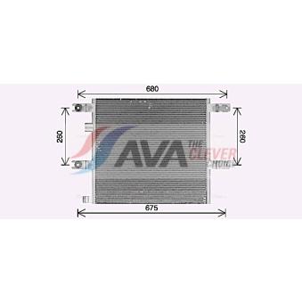 Condenseur, climatisation AVA QUALITY COOLING VL5173