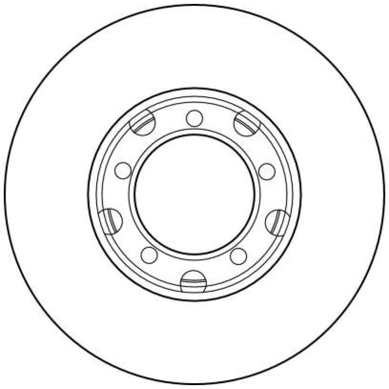 Jeu de 2 disques de frein avant TRW DF1577 - Visuel 1