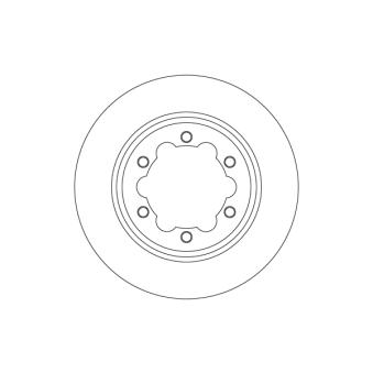 Disque de frein arrière TRW DF6774S