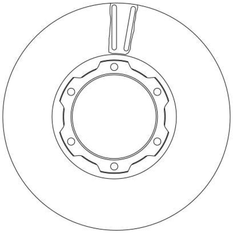 Jeu de 2 disques de frein avant TRW DF4145S - Visuel 1