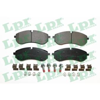 Jeu de 4 plaquettes de frein arrière LPR 05P2196