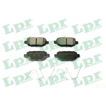 Jeu de 4 plaquettes de frein avant LPR 05P1831