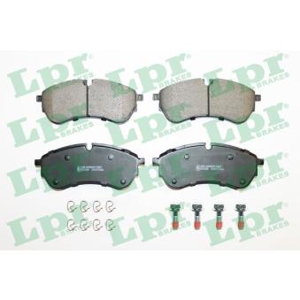 Jeu de 4 plaquettes de frein arrière LPR 05P2066