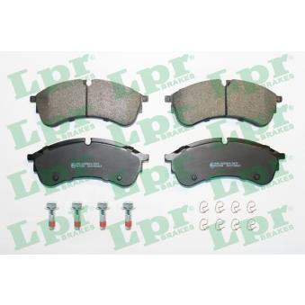 Jeu de 4 plaquettes de frein avant LPR 05P2063