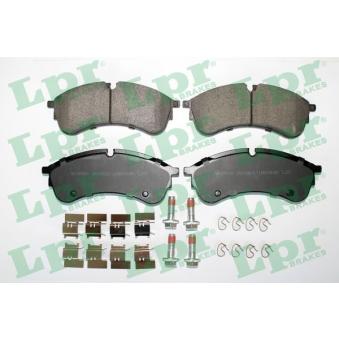 Jeu de 4 plaquettes de frein avant LPR 05P2063K