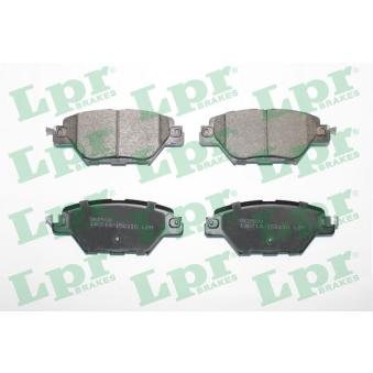 Jeu de 4 plaquettes de frein avant LPR 05P2110