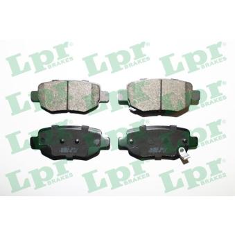 Jeu de 4 plaquettes de frein arrière LPR 05P2011