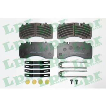 Jeu de 4 plaquettes de frein arrière LPR 05P1184