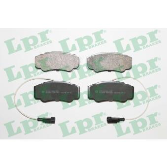 Jeu de 4 plaquettes de frein arrière LPR 05P1662