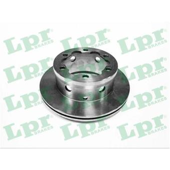 Jeu de 2 disques de frein arrière LPR V2444V