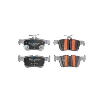 Jeu de 4 plaquettes de frein arrière DELPHI LP5059EV