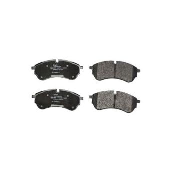 Jeu de 4 plaquettes de frein avant DELPHI LP3410