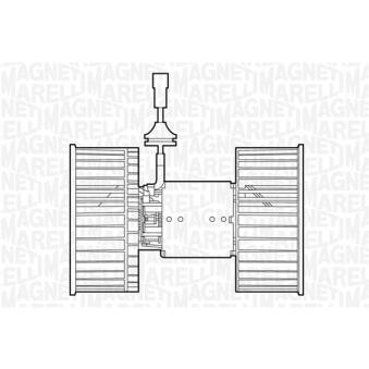 Pulseur d'air habitacle MAGNETI MARELLI 069412534010