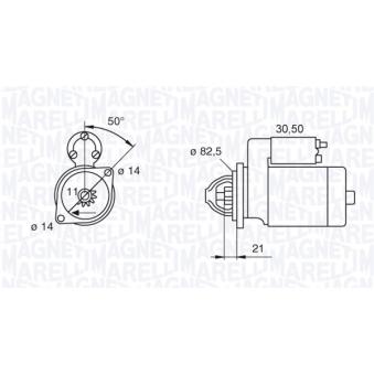 Démarreur MAGNETI MARELLI 063207138010