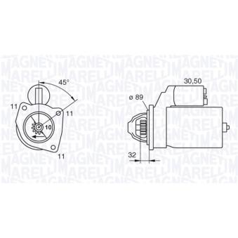 Démarreur MAGNETI MARELLI 063227592010