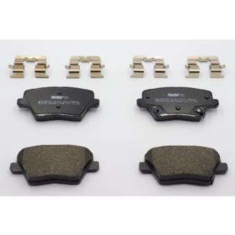 Jeu de 4 plaquettes de frein avant FERODO FDB5334