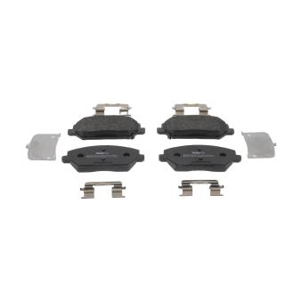 Jeu de 4 plaquettes de frein avant FERODO FDB5317