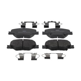 Jeu de 4 plaquettes de frein avant FERODO FDB5522